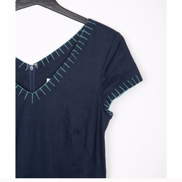 Vineyard Vines Linen Blend Embroidered Dress - Picture 4 of 5